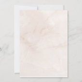 Carte Boho Blush Pink Purple Canopy Détails du Mar (Dos)