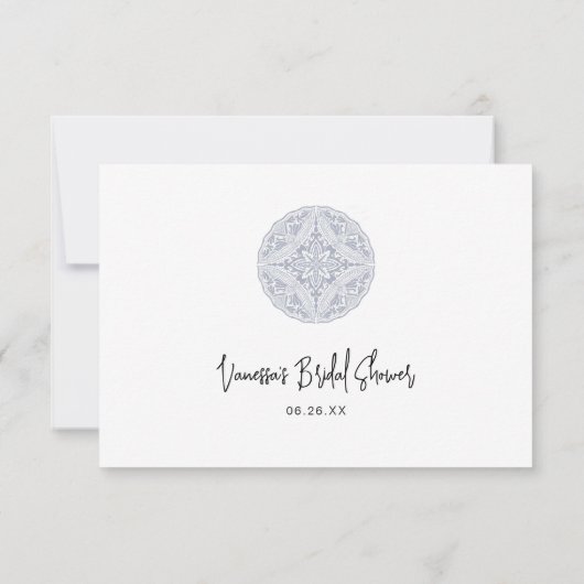 Carte Boho Briella Mandala Honeymoon Fund (Dos)