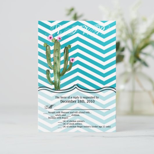 Carte Boho Cactus Cactus Cactus Succulent Bo (Debout devant)