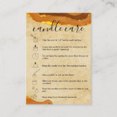 Carte Boho Candle Care Add Your Logo (Devant)