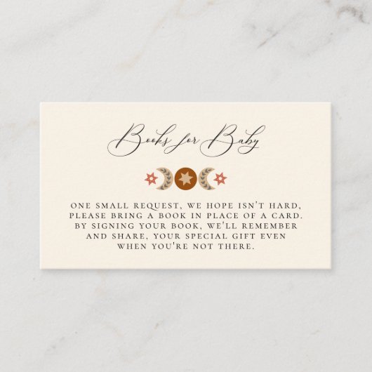 Carte Boho Céleste Demande de Boîtier (Devant)