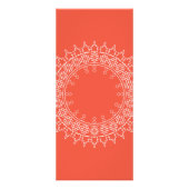 Carte Boho Chic Mandala Namaste Yoga Coral Rack (Dos)