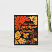 Carte Boho Christian Fall Thanksgiving Are You Fall-o-we (Devant)