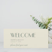 Carte Boho Deco d'automne | En-tête de graphique de sièg (Debout devant)