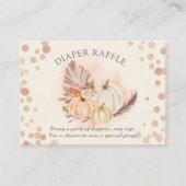 Carte Boho Fall Citrouille (Devant)