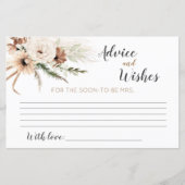 Carte Boho Fête des mariées (Devant)