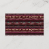 Carte Boho Fête des mariées Recette Enclôture (Dos)