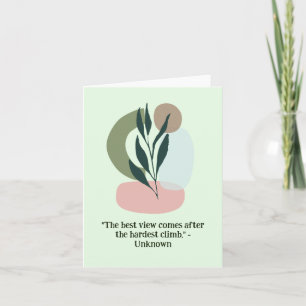 Carte Boho Floral Blank Célébrations inspirées de la nat