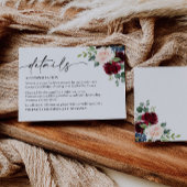 Carte Boho Floral Mariage