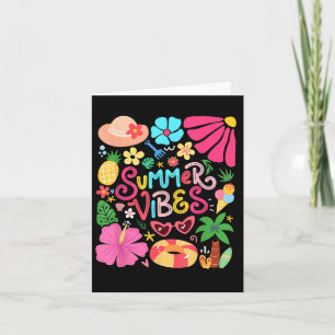 Carte Boho Flower Hello Vibes été Funny Beach Life Me