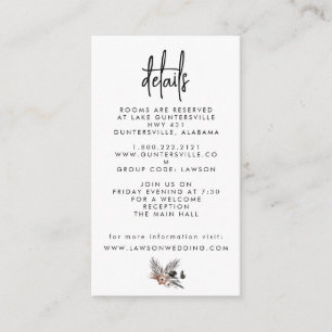 Carte Boho Gothique Détails