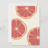 Carte Boho Grapefruit Slices Tropical Summer Print (Devant)