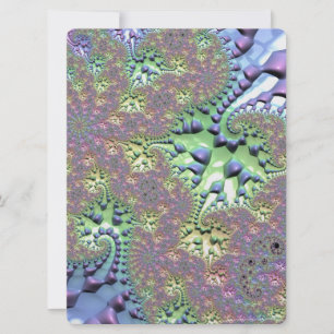 Carte Boho Hippie Groovy Brillant Coloré Arc-en-ciel Fra