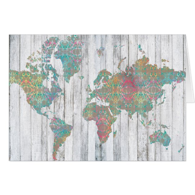 Carte Boho II (Devant horizontal)