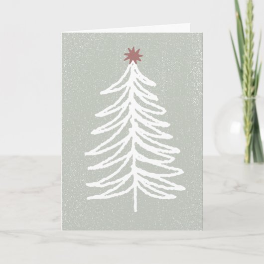 Carte Boho Joyeux Noël / Nouvel An (Devant)