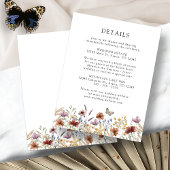Carte Boho Mariage Blanc