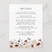 Carte Boho Mariage Blanc (Devant)