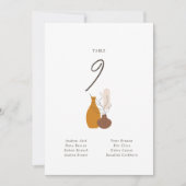 Carte Boho Minimalist Vases Mariage (Devant)