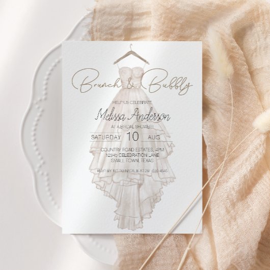 Carte Boho moderne rose Élégant Floral Brunch nuptial