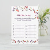 Carte Boho New Chapter Begins Apron Bridal Shower Game (Debout devant)