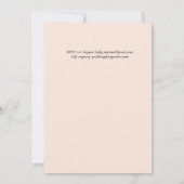 Carte BOHO PAMPAS GRASS Mariage TROPICAL (Dos)