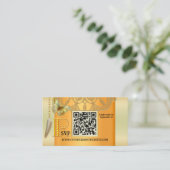 Carte Boho QR Code Dreamcatcher Mariage (Debout devant)