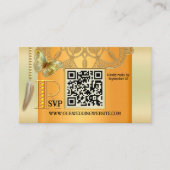 Carte Boho QR Code Dreamcatcher Mariage (Devant)