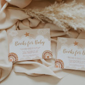 Carte Boho Rainbow Baby shower