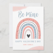 Carte Boho Rainbow Valentines (Devant)