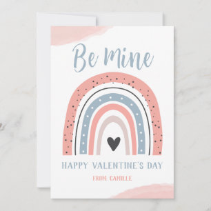 Carte Boho Rainbow Valentines