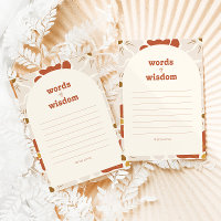 Carte Boho Retro Super Words Wisdom Advice