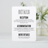 Carte Boho Rustique Faire-part de mariage (Debout devant)