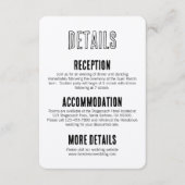 Carte Boho Rustique Faire-part de mariage (Devant)