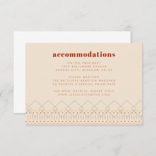 Carte Boho Sud-Ouest (Devant / Derrière)