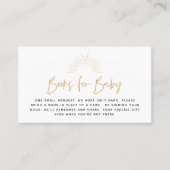 Carte Boho Sunshine Demande de réservation (Devant)