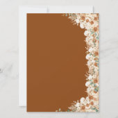 Carte Boho Terracotta au-dessus ou en dessous du jeu de (Dos)