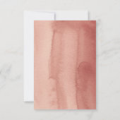 Carte Boho Tropical Floral Mariage Détails (Dos)