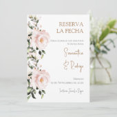 Carte Boho Wedding Save the Date (Debout devant)