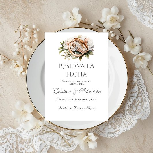 Carte Boho Wedding Save the Date