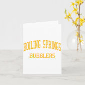Carte Boiling Springs High School Hs Boiling Springs Pa  (Fleur jaune)
