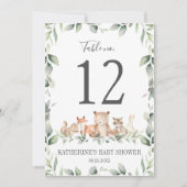 Carte Bois Animaux Végétation 5"x7" Numéro de tableau Ca (Devant)