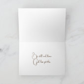 Carte Bois-Barnwood Rustique Avec Fleurs sauvages (Intérieur)