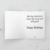 Carte Bois d'anniversaire (Intérieur)