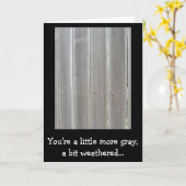 Carte Bois d'anniversaire (Fleur jaune)