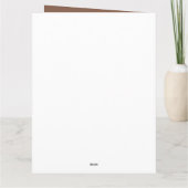 Carte Bois de cerf drôle (Dos)