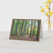 Carte Bois de Walden : Une promenade de matin est une (Fleur jaune)