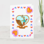 Carte Bois du 5e anniversaire (Devant)