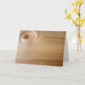 Carte Bois non fini (Fleur jaune)