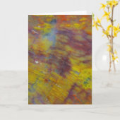 Carte Bois pétrifié (Fleur jaune)