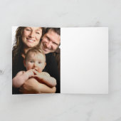 Carte Bois rustique Fée Lumière Nom de famille Photo de  (Intérieur)